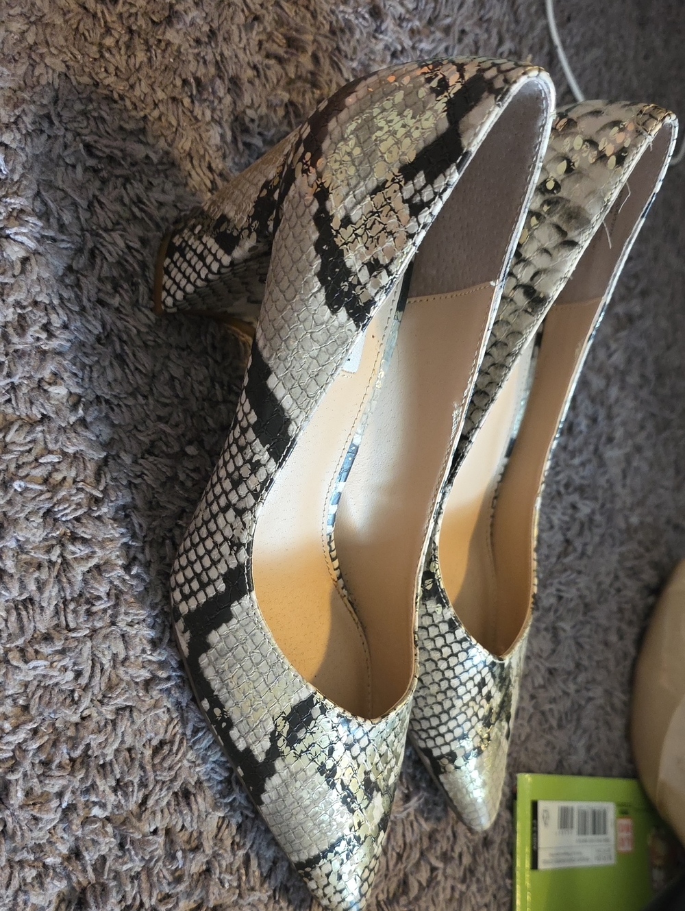 Steve Madden Snake Print Pumps